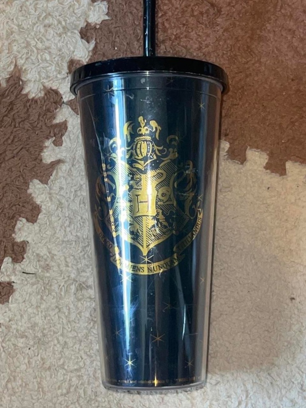 Harry Potter Black and Gold Tumbler